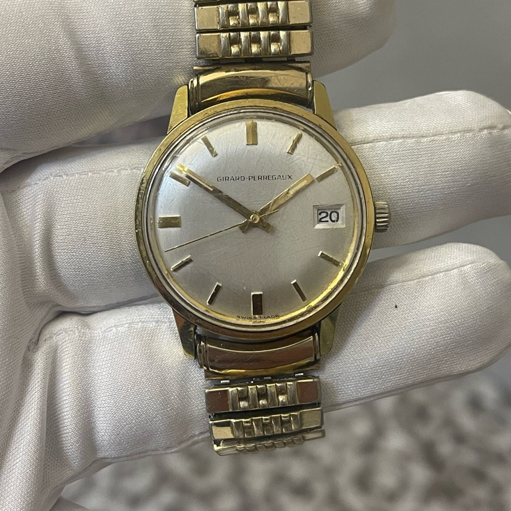 Vintage Girard-Perregaux 9292 Manual Men’s Watch 34.5mm Swiss Made Very Rare - Picture 2 of 6